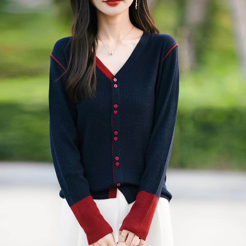 Женский легкий кардиган из 50% шерсти и 50% шелка Mulberry — универсальный трикотаж на все 4 сезона для комфорта и стиля в любое время года