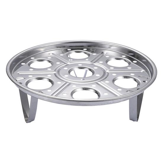 Штабелируемая подставка для яиц на пару, термостойкая 430, 7 отверстий, кастрюля быстрого приготовления, пароварка для яиц, подставка, кухонная утварь