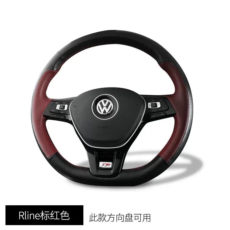 Для VOLKSWAGEN VW Наклейки-эмблемы на руль автомобиля для Volkswagen VW Jetta Touran POLO Golf MK4 MK5 MK7 Tiguan Pass
