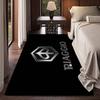 P-Piaggio Logo Floor Mat Cheaper Anti-slip Modern Living Room Balcony Printed Bedside Mats