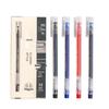 Dong Mi 1011 Large Capacity Needle Tip Signature Pen with Cap - Red, Blue, Black Ink, 0.5mm