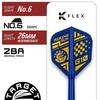 Target Japan RISING SUN GEN10 Харуки Мураматсу Игрок 95% Вольфрам K-Flex 2BA Мягкий Наконечник Набор Дартсов 21.5г 2BA МЯГКИЙ НАКОНЕЧНИК ДАРТСЫ K-Flex Форма №6 Оперения
