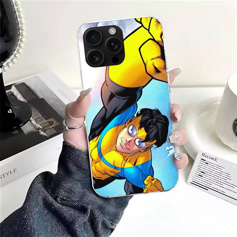 Крутой I-Invincible Мягкий Чехол Для Телефона Для IPhone 11 17 Air 16E 16 Pro Max 15 + 14 Plus 13 Mini 12 Apple 7 SE 8 Fundas Coque 11 17 Ai