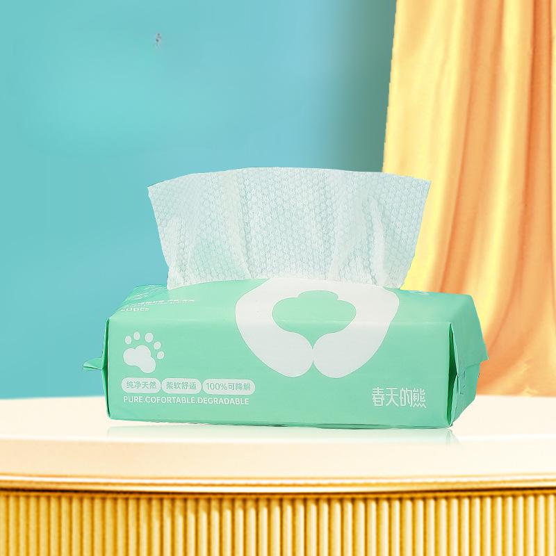 Маленькое хлопковое полотенце для лица, одноразовая дорожная сумка, чистое полотенце для лица, сухое и влажное, двойного назначения, утолщенное хлопковое мягкое полотенце