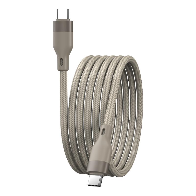 Factory 5A Fast Charging Type C Charger Cable Nylon Jacketed Magnetic Mobile Phone Data Cable