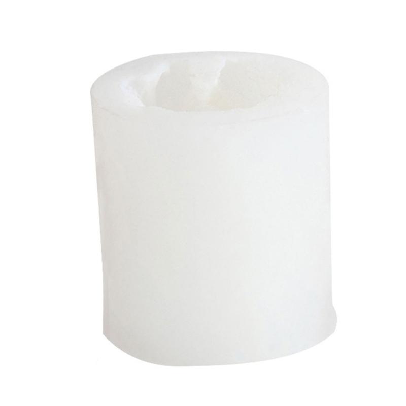 Рождественская форма для свечей Санта-Клаус Силиконовые формы для ручной работы и десертов Праздничный инструмент для выпечки