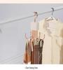 Вращающаяся многофункциональная вешалка с шестью крючками для сумок, нижнего белья и одежды