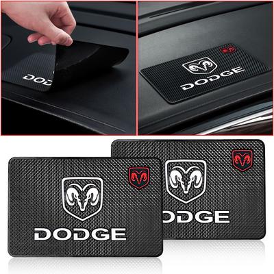 Стайлинг автомобильного значка Нескользящий коврик Центральная панель приборов Противоскользящая накладка Интерьер для SXT Challenger Charger RAM 1500 Stratus Dakota Charger Avengr Durango