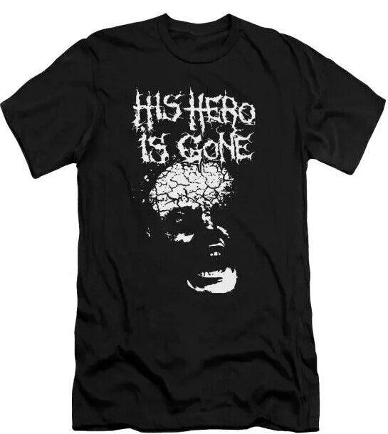 РАСПРОДАЖА Футболка His Hero Is Gone, футболка хардкор-панк группы, подарок для фаната Унисекс Футболка
