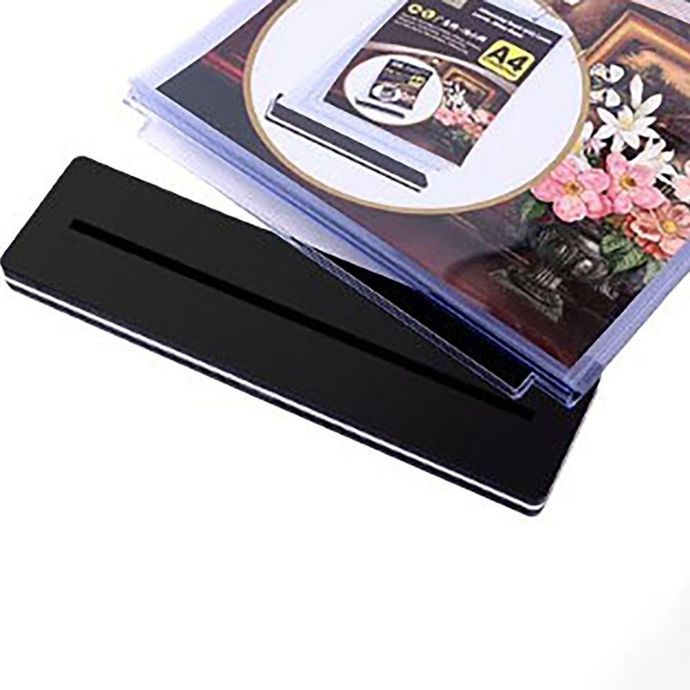 A4 A5 A6 Pocket Display Pageable Flip Menu Stand Convenient Paper Menu Display Stand Canteen
