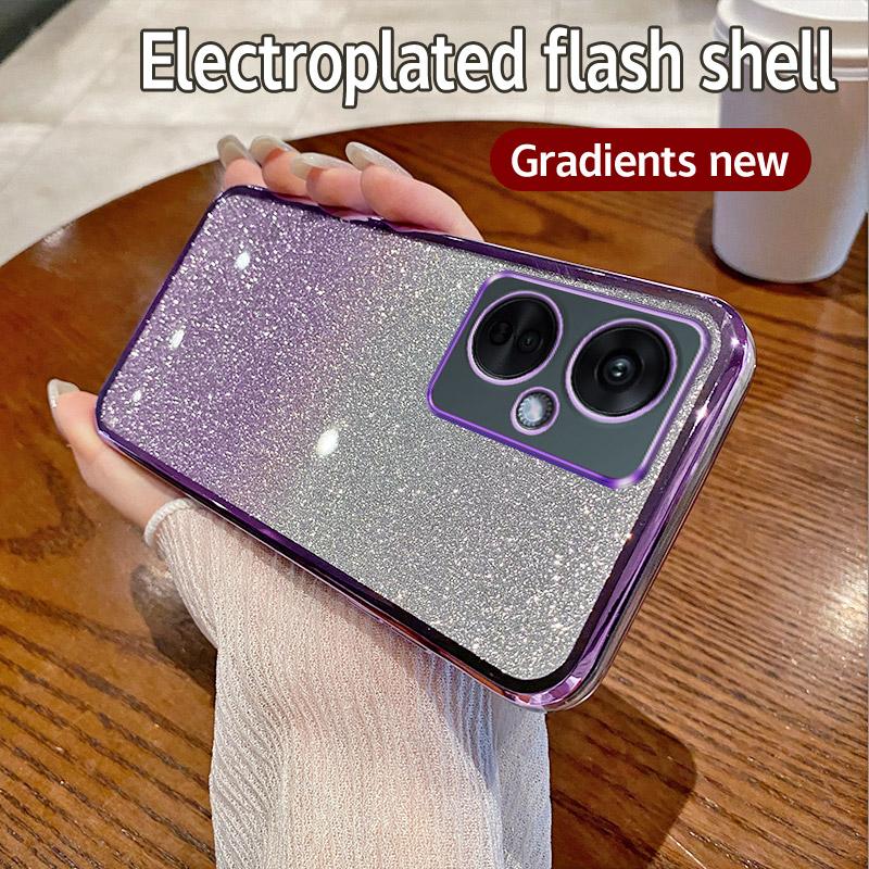 Чехол для OnePlus Nord CE3 Lite для OnePlus Nord N30, блестящий силиконовый чехол для объектива камеры с мягким задним покрытием