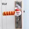 Christmas Party Home Decor Knitted Doorknob Covers, Santa Reindeer Decor, Anti?Slip Protector Sleeves, Door Protective Knob Gloves Handle