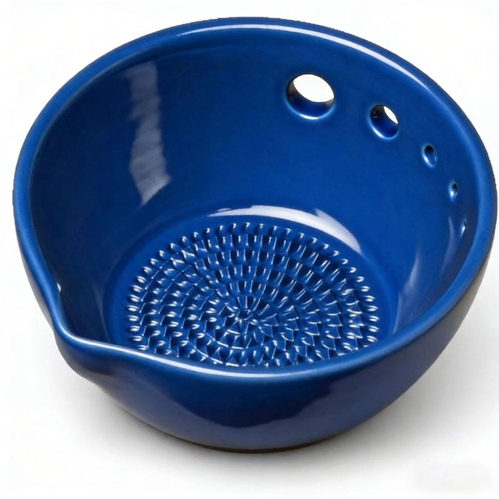 Керамическая терка для имбиря Измельчающий инструмент Измельчитель пюре из имбиря Моющаяся миска для измельчения пищи Чеснок