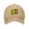 Кепка-бейсболка с логотипом группы Sum 41 Повседневная женская мужская стираная кепка тракер Дропшиппинг Индивидуальная охота кемпинг бейсболки Идея для подарка