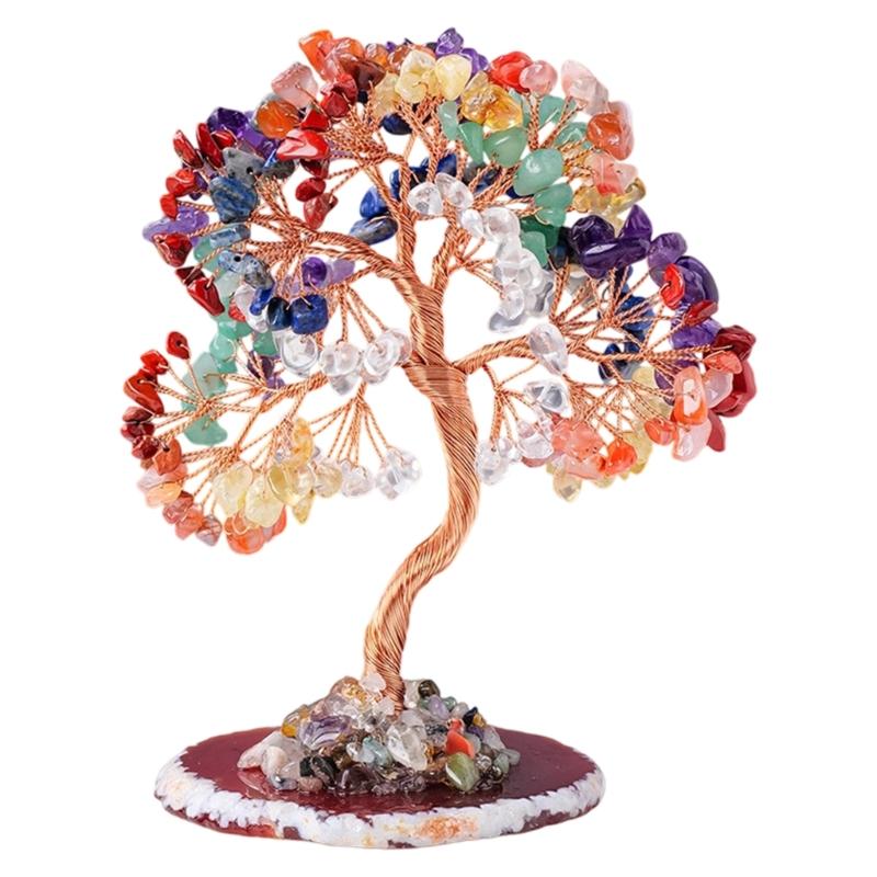 Elegant Crystal Lucky Tree Decoration To Attract Wealth and Positive Energy for Desks and Living Room
