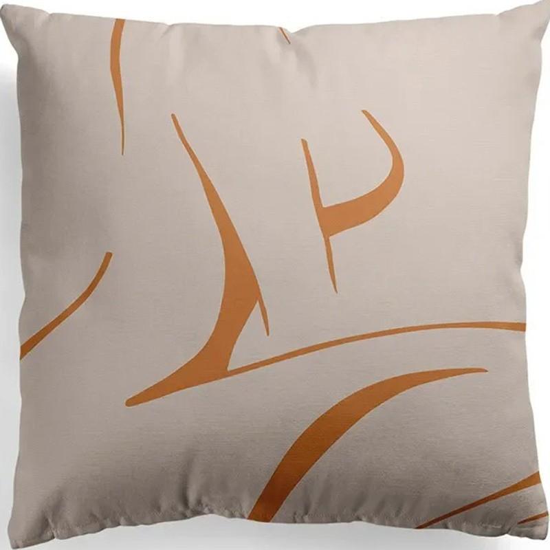 Geometric Patterns Sun Moon Pillow Covers Pattern Cushion Cover Suitable for Sofa Bedroom Car Pillow Cover