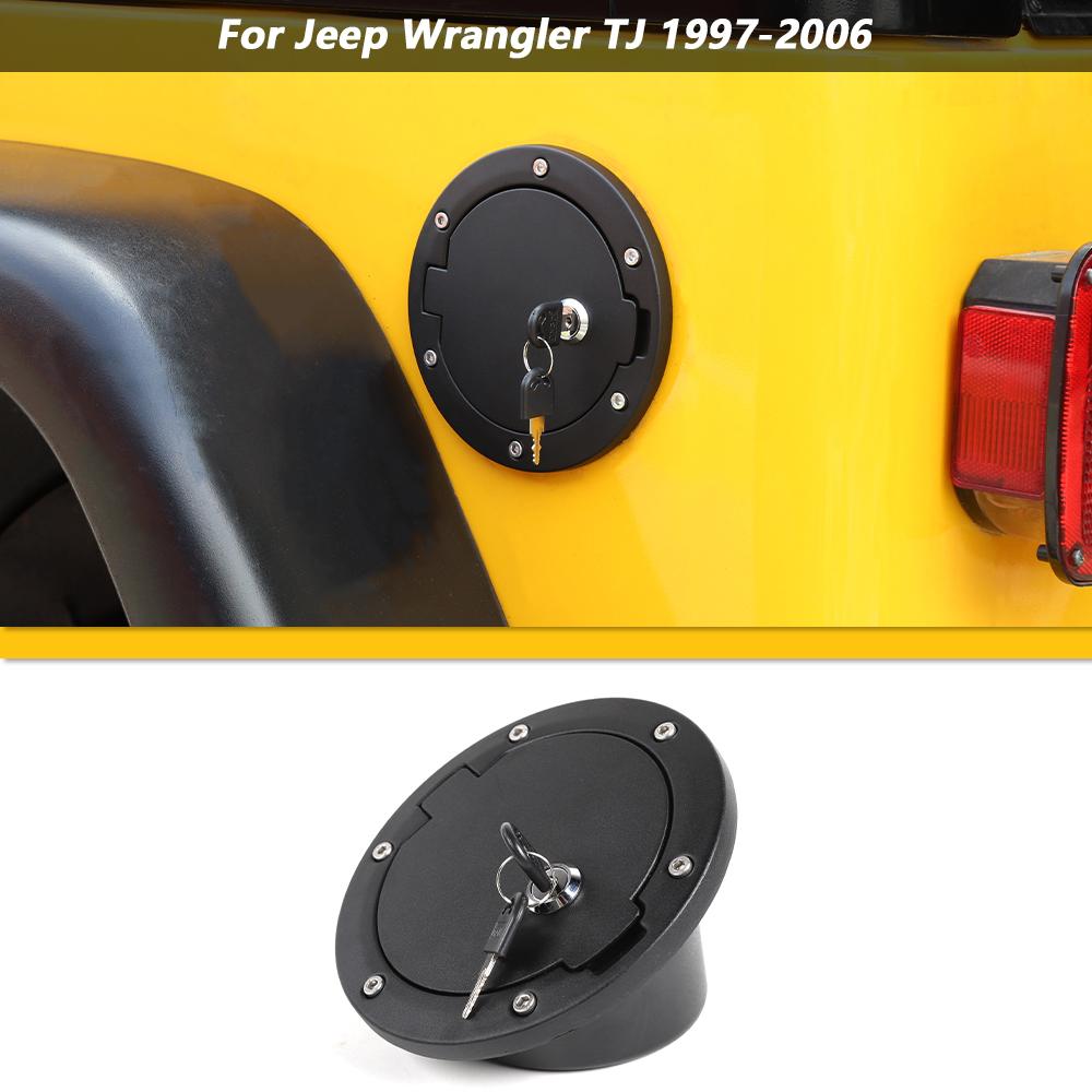 Крышка топливного бака из алюминиевого сплава ABS для Jeep Wrangler TJ 1997-2006
