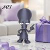 Funny Alien Decor 3D Printed Ornament, Figurine, Collectible Big Head Stable Base Statue for Desk Shelf Decor, Lovers Gift Unique Friends