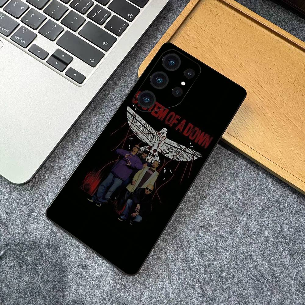 Чехол для телефона S-System Of A D-Down для Samsung S 24 Fe 25 Ultra Plus 20 Lite 21 30 22 23 24 22 Ultra 5G Fundas