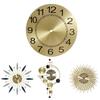 9.5 Inch Clock Face Aluminium Clock Dial Arabic Numeral Clock Dial