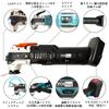 YOIbuy Rechargeable 18V Cordless Power Tool with Continuously Variable Speed Diameter with LED Low Quick Change Starlock OIS Comes with 9 Piece