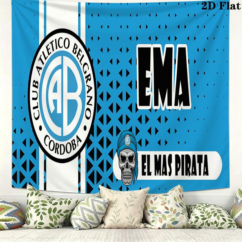CLUB ATLETICO BELGRANO Wall Tapestry Aesthetic Wall Hanging Printed Fabric Blanket Decorative Tapestries for Bedroom Living Room Home Decor