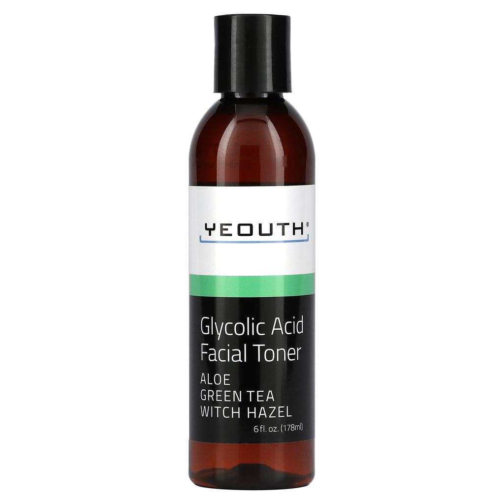 Yeouth Glycolic Acid Facial Toner, 6 Fl Oz (178 Ml)