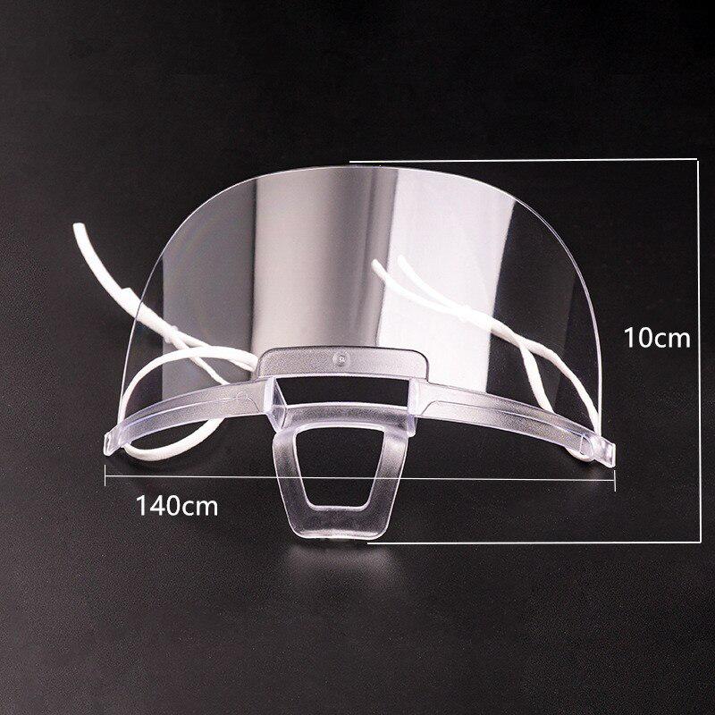 1 шт. / 5 шт. Прозрачные маски постоянные противотуманные кейтеринг еда повар отеля официант пластиковые кухонные маски для ресторана кухонные инструменты