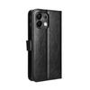 For Oppo K13 5G PU Leather Case with Strap Crazy Horse Texture Phone Wallet Cover