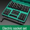 Расширенный электрический шестигранный торцевой гаечный ключ и набор инструментов для ударного гайковерта