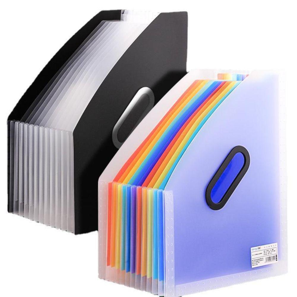 Multi-layer 13 Pockets File Folder Large Capacity Document Holder School Supplies