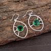 Chrome Diopside Gemstone 925 Sterling Silver Jewelry Handmade Earrings 2.00" EE-52-1