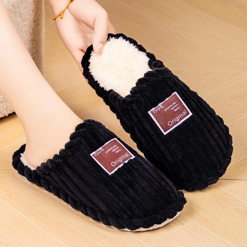 Cotton Shoes, Cotton Slippers, One-foot Cotton Boots, Warm Women's Shoes, Large-sized Ankle Boots