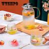 Cold Kettle Glass Kettle High Temperature Resistant Cold Water Cup Household Teapot Cool White Water Bottle Set Large Capacity