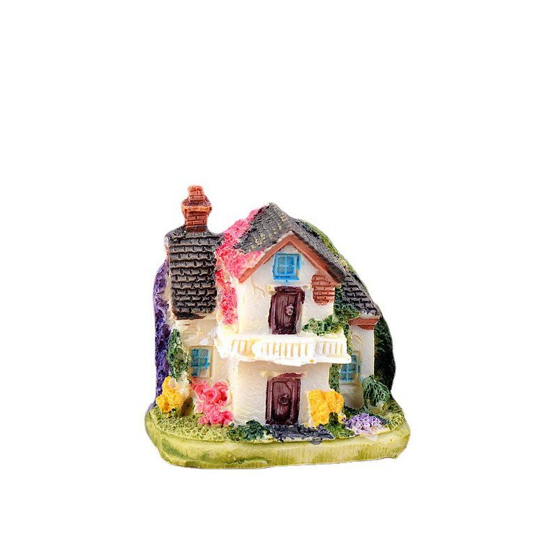 School Office Stationery Miniatures Miniature Terrarium Garden Decoration Villa Castles House Mini Castle Woodland Fairy Garden Fairy Figurines