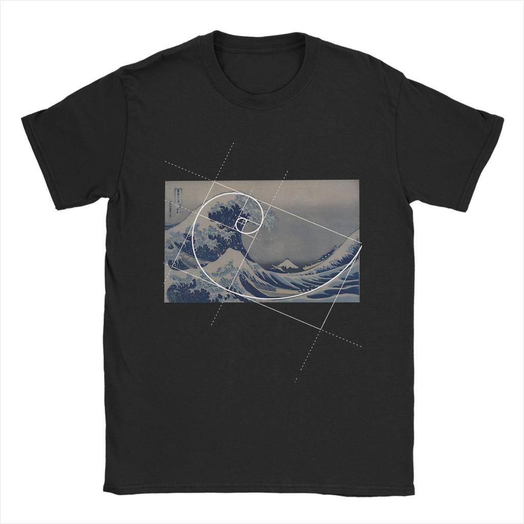 Golden Ratio Fibonacci Spiral for Unisex Unisex T Shirt Geek Math Crazy Tee Shirt Crew Neck TShirts 100 Cotton Gift Idea Tops