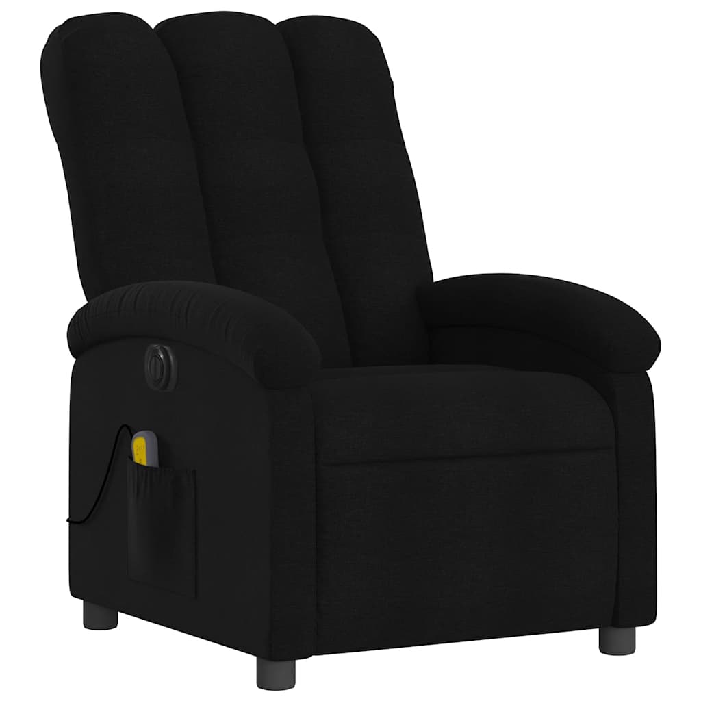 Electric Massage Chair Black Fabric