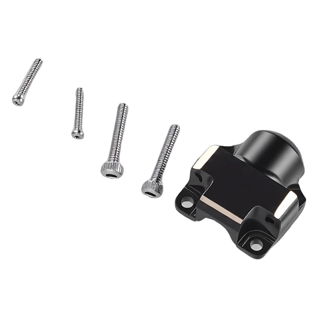 RC Front Axle Cover Fit for SCX30 1Celsius30 RC Crawler Car Upgrades Parts Brass 4g Electrophoretic Black Coating