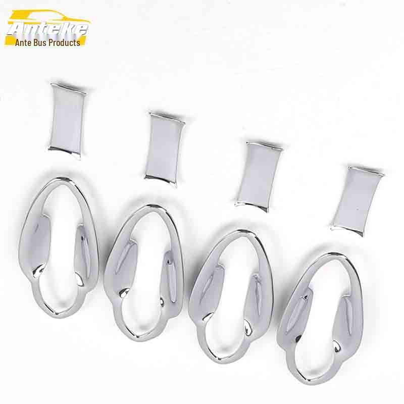 Cheetah CS10 Door Handle Bowl Ring: Electroplated Scratch-Resistant Decorative Sticker Accessories