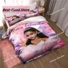 Постельное белье Ariana Grande Модный Поп-певица Дом Печатное односпальное Одеяло Пододеяльник Наволочка 3 предмета Наборы Детский Взрослый Размер