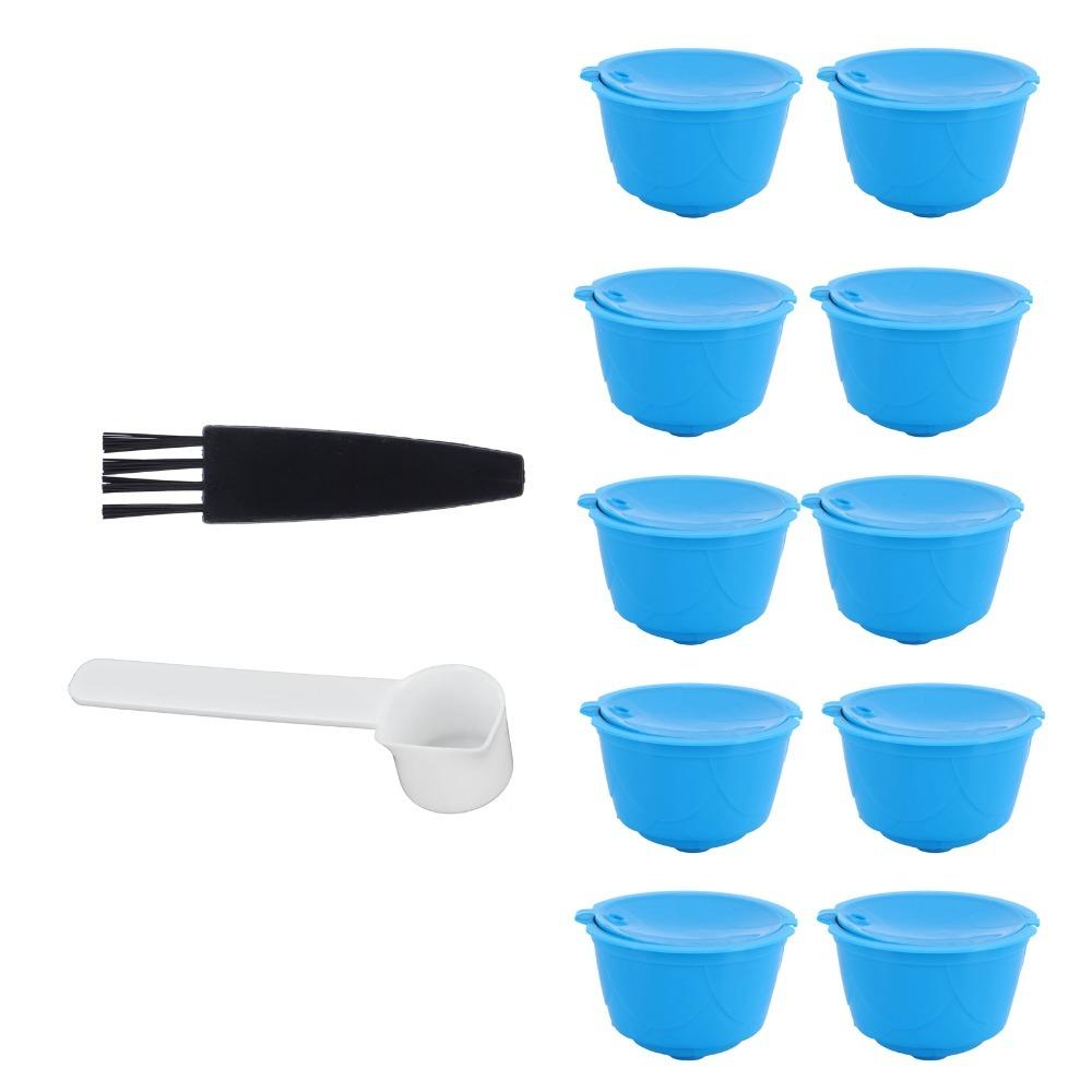 Food-Grade PP Material Coffee Capsule Filter Cup Reusable Coffee Filter Pods Kitchen Use