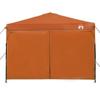 Pop up Gazebo Tent Orange 290 x 290 x 251 cm Fabric