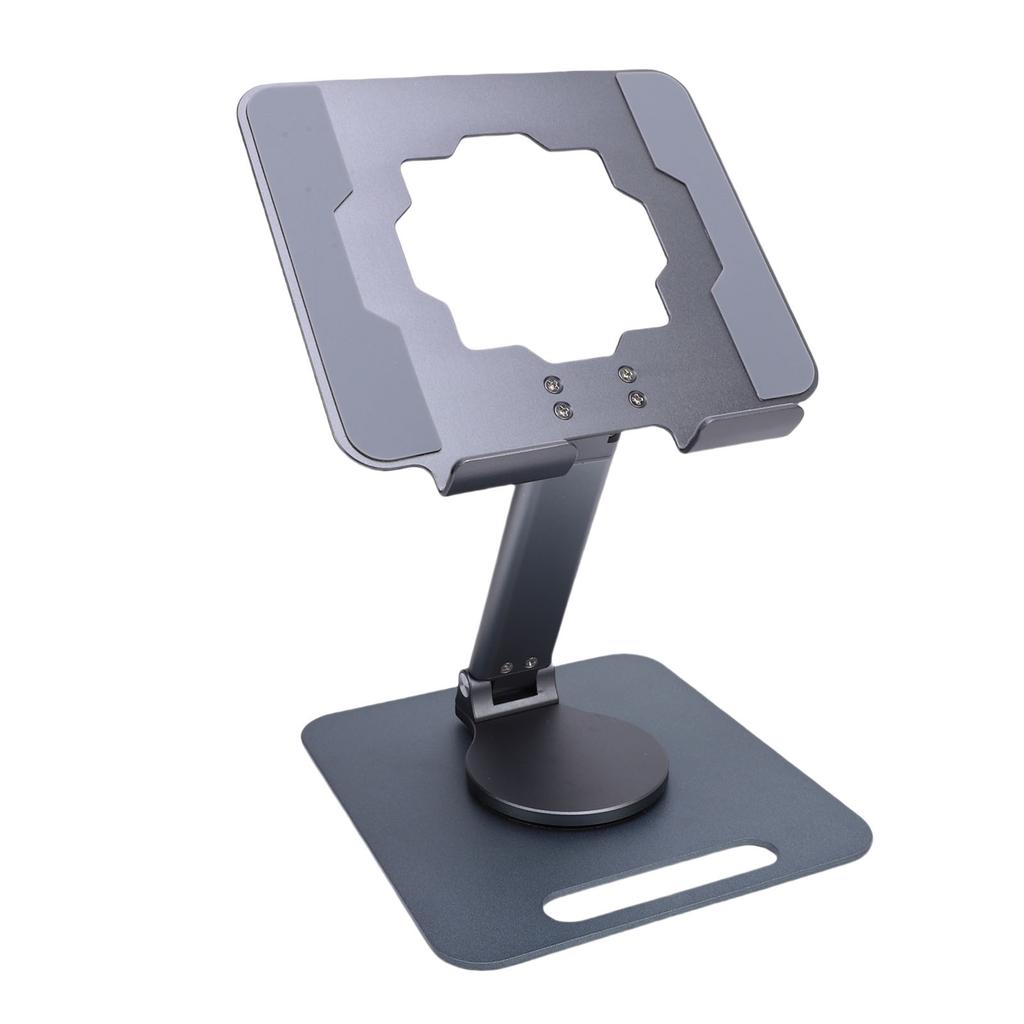 Подставка для планшета из алюминиевого сплава, вращающаяся, складная, регулируемая, настольный держатель для телефона/планшета, полая конструкция для отвода тепла для