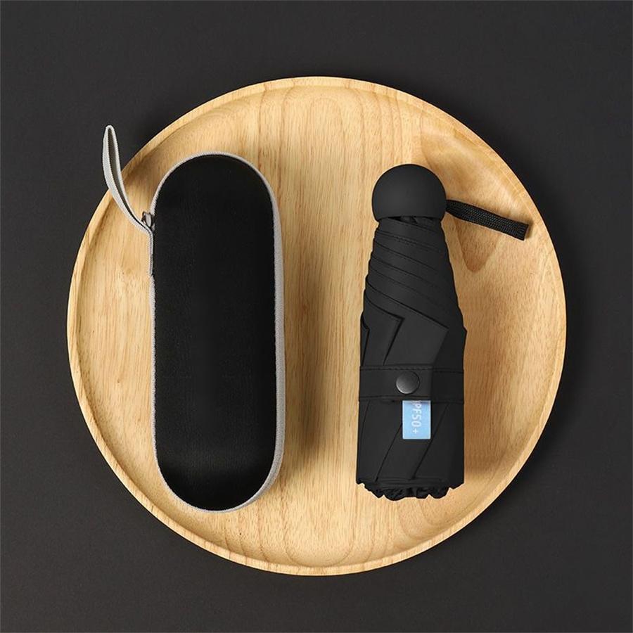 1 шт. модный женский мини-складной солнцезащитный зонт с защитой от ультрафиолета, портативный карманный капсульный зонт с коробкой