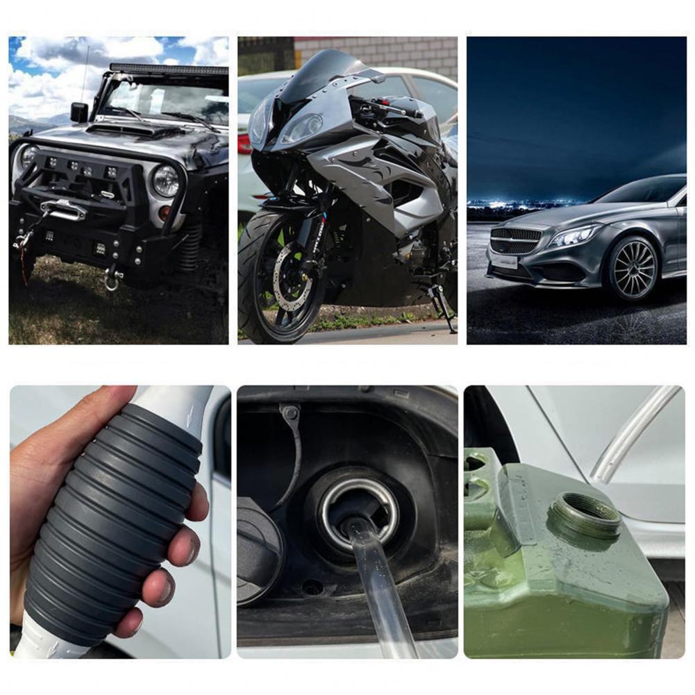 Насос для поглотителя масла, портативный насос для перекачки топлива с ПВХ-шлангом для легкого универсального перекачивания жидкости, многоразовый насос для откачки различных жидкостей