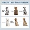 Raised Stainless Steel and Wood Dog Bowls with Drawer, 60x30x36cm, White and Grey