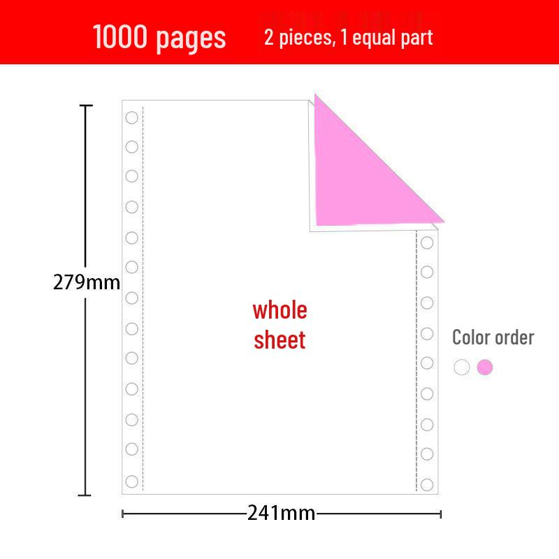 Многослойная компьютерная бумага: Первая, Вторая, Третья, Четвертая, Пятая части; Включает формы накладной и квитанции