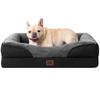 EHEYCIGA Dog Cat Suitable for Small and Medium Removable Bed, Washable, Waterproof, Bed, High-Rebound, Medium, Dogs, Cushioned, Cover, Non-Slip (Dark