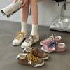 Do Old Star Shoes Women's 2025 Summer New Korean Version of Fashion Casual Shoes Flat Sole Light and Comfortable Leather Training Shoes