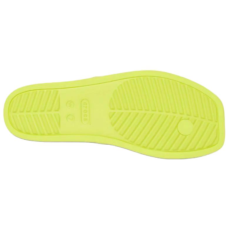 Crocs Простые универсальные противоскользящие шлепанцы Женские сандалии Желтые 209862-738
